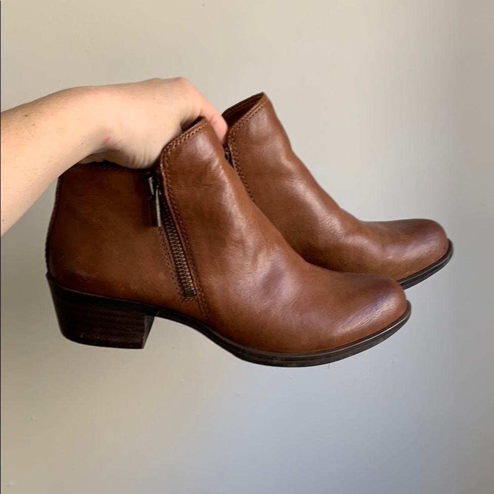 Lucky Brand Leather Booties